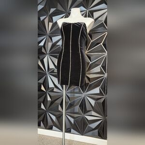 Naked Wardrobe Black Strapless Dress